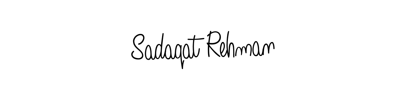 It looks lik you need a new signature style for name Sadaqat Rehman. Design unique handwritten (Angelique-Rose-font-FFP) signature with our free signature maker in just a few clicks. Sadaqat Rehman signature style 5 images and pictures png