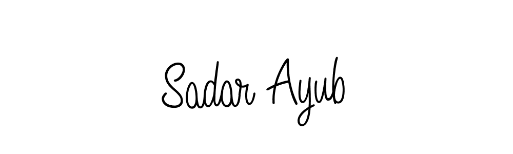 Check out images of Autograph of Sadar Ayub name. Actor Sadar Ayub Signature Style. Angelique-Rose-font-FFP is a professional sign style online. Sadar Ayub signature style 5 images and pictures png