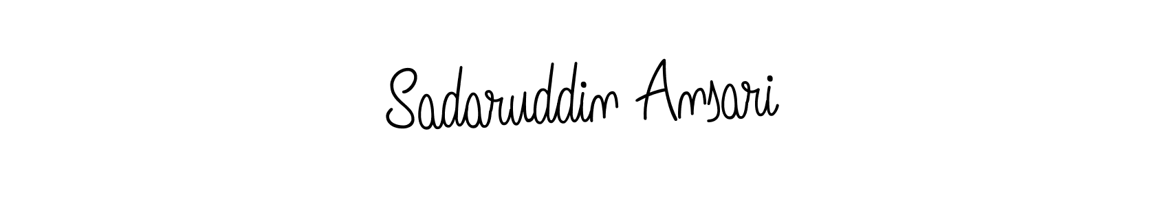 It looks lik you need a new signature style for name Sadaruddin Ansari. Design unique handwritten (Angelique-Rose-font-FFP) signature with our free signature maker in just a few clicks. Sadaruddin Ansari signature style 5 images and pictures png