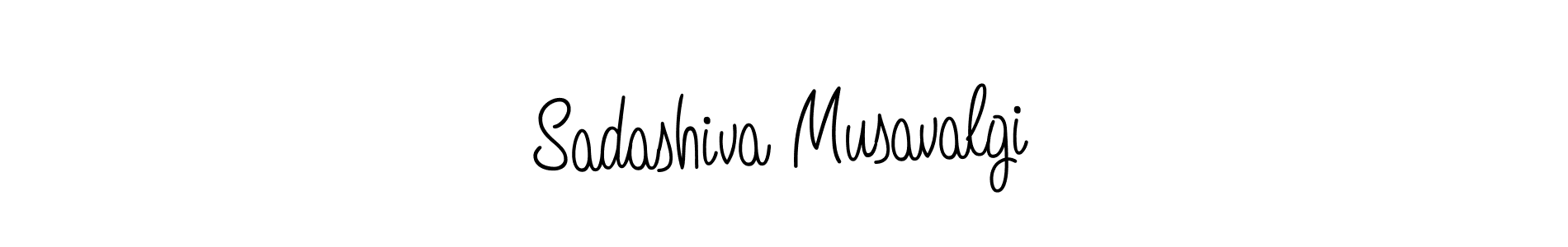 Sadashiva Musavalgi stylish signature style. Best Handwritten Sign (Angelique-Rose-font-FFP) for my name. Handwritten Signature Collection Ideas for my name Sadashiva Musavalgi. Sadashiva Musavalgi signature style 5 images and pictures png