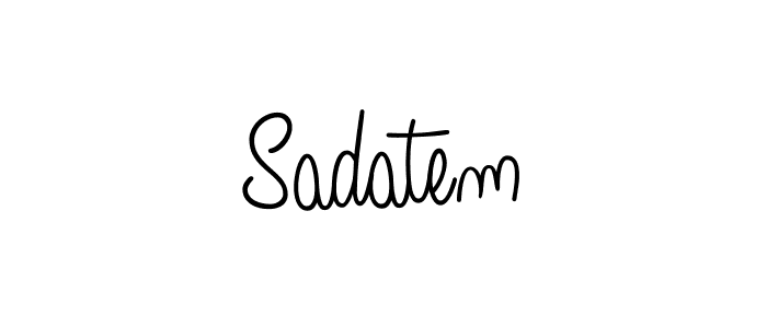 You should practise on your own different ways (Angelique-Rose-font-FFP) to write your name (Sadatem) in signature. don't let someone else do it for you. Sadatem signature style 5 images and pictures png