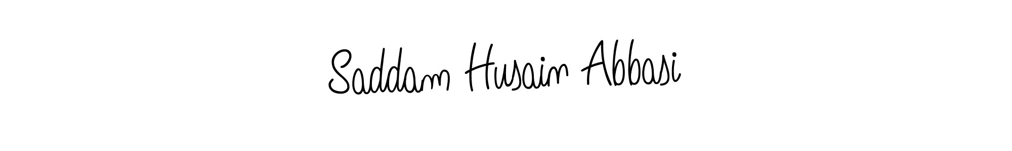 How to Draw Saddam Husain Abbasi signature style? Angelique-Rose-font-FFP is a latest design signature styles for name Saddam Husain Abbasi. Saddam Husain Abbasi signature style 5 images and pictures png