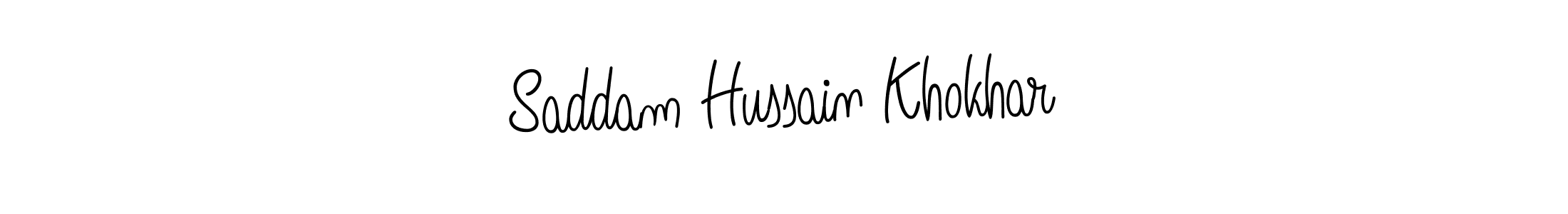 Check out images of Autograph of Saddam Hussain Khokhar name. Actor Saddam Hussain Khokhar Signature Style. Angelique-Rose-font-FFP is a professional sign style online. Saddam Hussain Khokhar signature style 5 images and pictures png