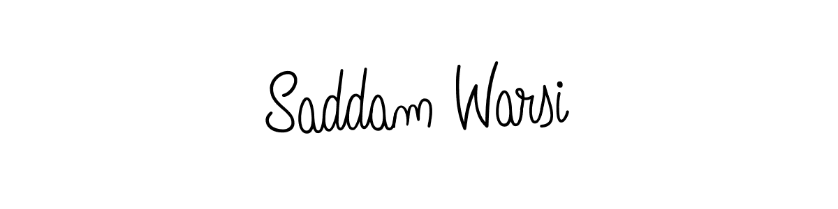 Best and Professional Signature Style for Saddam Warsi. Angelique-Rose-font-FFP Best Signature Style Collection. Saddam Warsi signature style 5 images and pictures png
