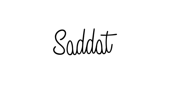 Once you've used our free online signature maker to create your best signature Angelique-Rose-font-FFP style, it's time to enjoy all of the benefits that Saddat name signing documents. Saddat signature style 5 images and pictures png