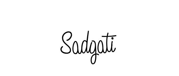 if you are searching for the best signature style for your name Sadgati. so please give up your signature search. here we have designed multiple signature styles  using Angelique-Rose-font-FFP. Sadgati signature style 5 images and pictures png