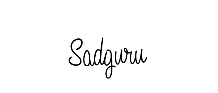 How to Draw Sadguru signature style? Angelique-Rose-font-FFP is a latest design signature styles for name Sadguru. Sadguru signature style 5 images and pictures png