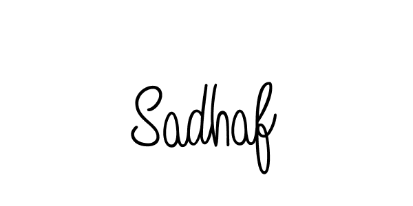 Create a beautiful signature design for name Sadhaf. With this signature (Angelique-Rose-font-FFP) fonts, you can make a handwritten signature for free. Sadhaf signature style 5 images and pictures png