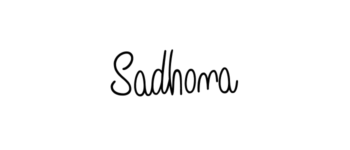 Also we have Sadhona name is the best signature style. Create professional handwritten signature collection using Angelique-Rose-font-FFP autograph style. Sadhona signature style 5 images and pictures png
