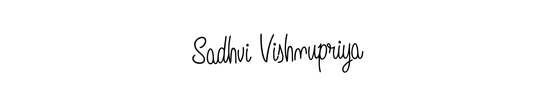 Make a beautiful signature design for name Sadhvi Vishnupriya. Use this online signature maker to create a handwritten signature for free. Sadhvi Vishnupriya signature style 5 images and pictures png