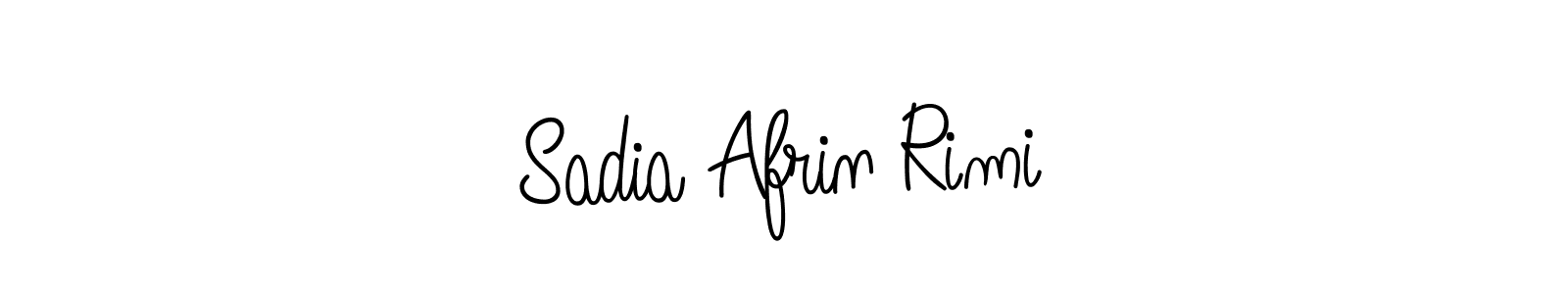 How to make Sadia Afrin Rimi name signature. Use Angelique-Rose-font-FFP style for creating short signs online. This is the latest handwritten sign. Sadia Afrin Rimi signature style 5 images and pictures png