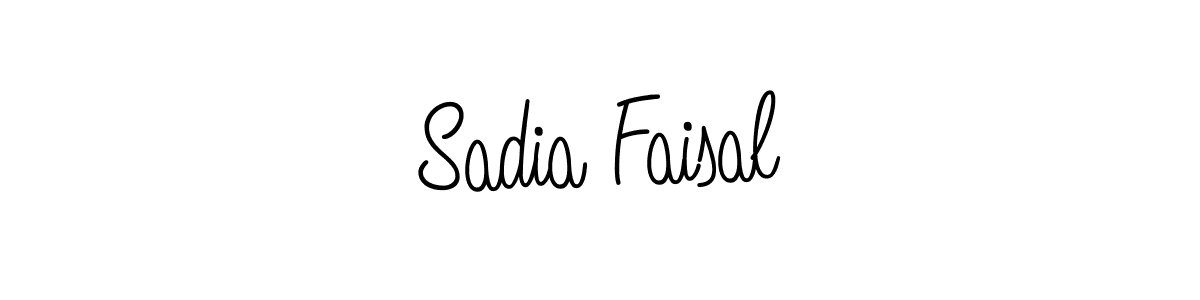 Angelique-Rose-font-FFP is a professional signature style that is perfect for those who want to add a touch of class to their signature. It is also a great choice for those who want to make their signature more unique. Get Sadia Faisal name to fancy signature for free. Sadia Faisal signature style 5 images and pictures png