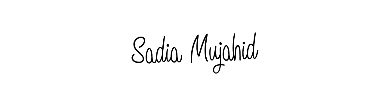 Make a beautiful signature design for name Sadia Mujahid. Use this online signature maker to create a handwritten signature for free. Sadia Mujahid signature style 5 images and pictures png
