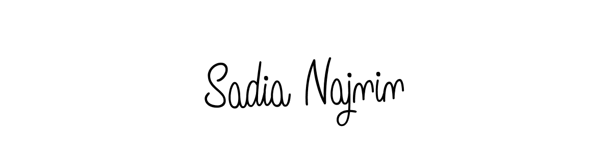 Here are the top 10 professional signature styles for the name Sadia Najnin. These are the best autograph styles you can use for your name. Sadia Najnin signature style 5 images and pictures png