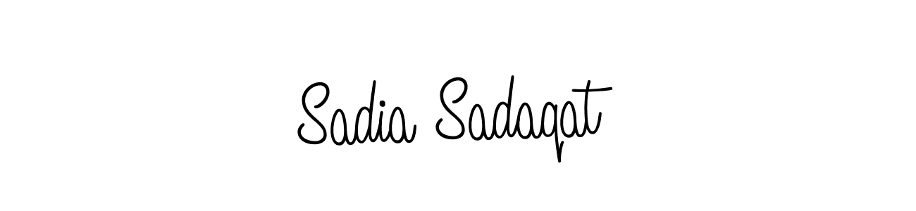 Once you've used our free online signature maker to create your best signature Angelique-Rose-font-FFP style, it's time to enjoy all of the benefits that Sadia Sadaqat name signing documents. Sadia Sadaqat signature style 5 images and pictures png