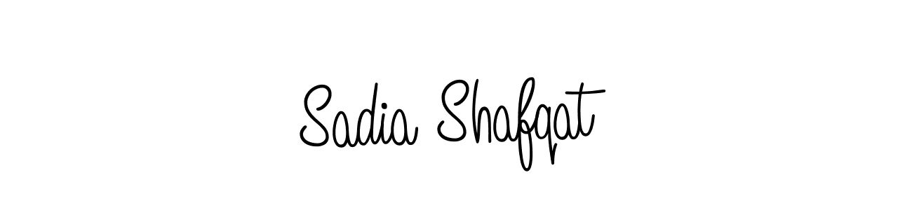 Also You can easily find your signature by using the search form. We will create Sadia Shafqat name handwritten signature images for you free of cost using Angelique-Rose-font-FFP sign style. Sadia Shafqat signature style 5 images and pictures png