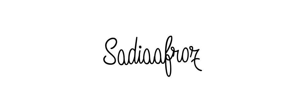 Make a short Sadiaafroz signature style. Manage your documents anywhere anytime using Angelique-Rose-font-FFP. Create and add eSignatures, submit forms, share and send files easily. Sadiaafroz signature style 5 images and pictures png