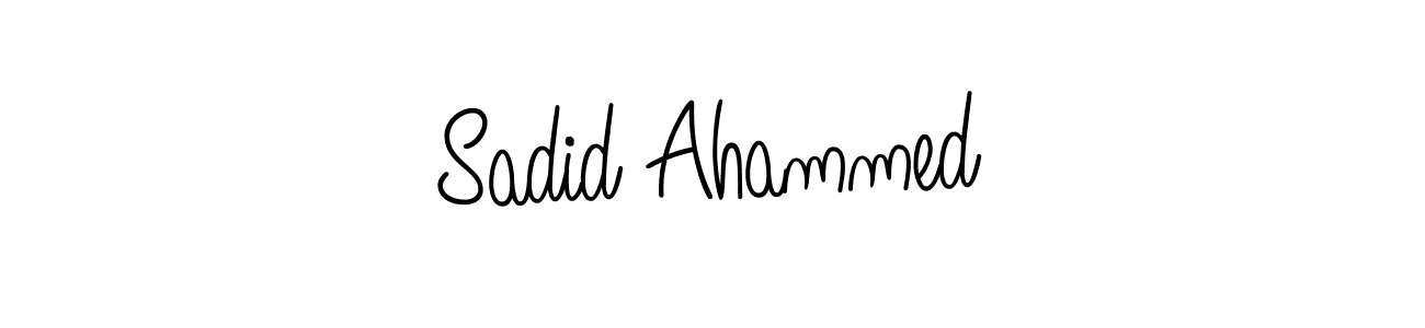 Angelique-Rose-font-FFP is a professional signature style that is perfect for those who want to add a touch of class to their signature. It is also a great choice for those who want to make their signature more unique. Get Sadid Ahammed name to fancy signature for free. Sadid Ahammed signature style 5 images and pictures png