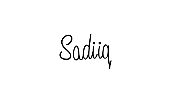 How to make Sadiiq signature? Angelique-Rose-font-FFP is a professional autograph style. Create handwritten signature for Sadiiq name. Sadiiq signature style 5 images and pictures png