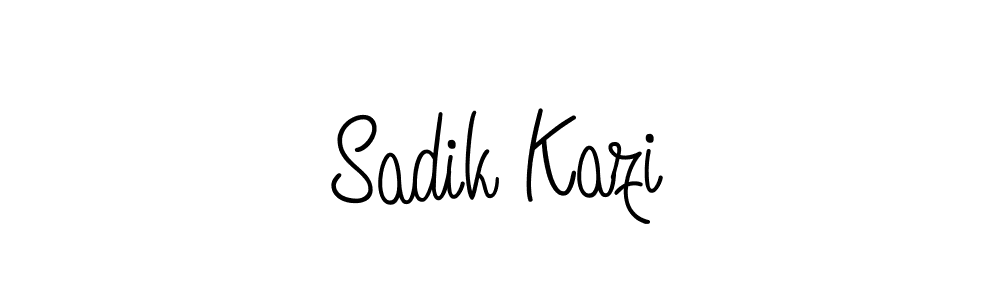 Also we have Sadik Kazi name is the best signature style. Create professional handwritten signature collection using Angelique-Rose-font-FFP autograph style. Sadik Kazi signature style 5 images and pictures png
