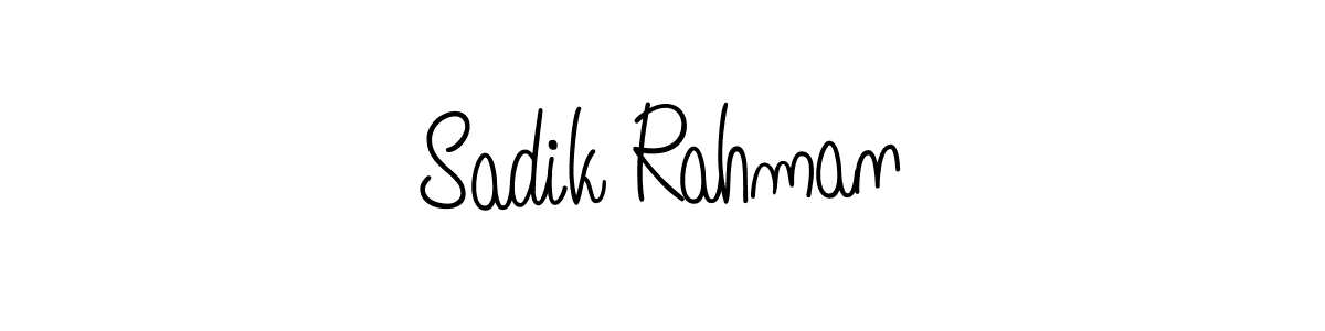 Create a beautiful signature design for name Sadik Rahman. With this signature (Angelique-Rose-font-FFP) fonts, you can make a handwritten signature for free. Sadik Rahman signature style 5 images and pictures png