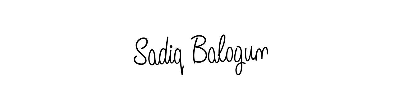 Here are the top 10 professional signature styles for the name Sadiq Balogun. These are the best autograph styles you can use for your name. Sadiq Balogun signature style 5 images and pictures png