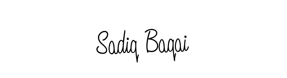 if you are searching for the best signature style for your name Sadiq Baqai. so please give up your signature search. here we have designed multiple signature styles  using Angelique-Rose-font-FFP. Sadiq Baqai signature style 5 images and pictures png