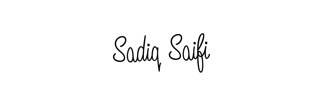 Check out images of Autograph of Sadiq Saifi name. Actor Sadiq Saifi Signature Style. Angelique-Rose-font-FFP is a professional sign style online. Sadiq Saifi signature style 5 images and pictures png