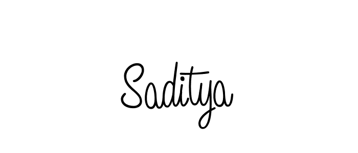 How to make Saditya signature? Angelique-Rose-font-FFP is a professional autograph style. Create handwritten signature for Saditya name. Saditya signature style 5 images and pictures png