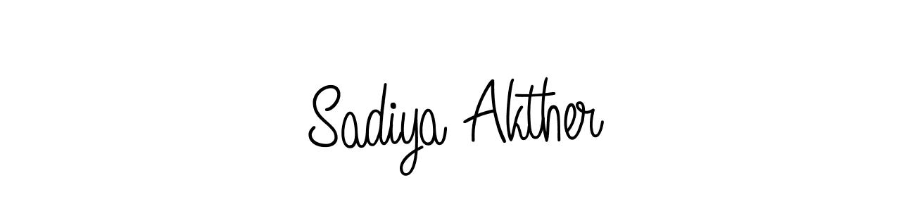 The best way (Angelique-Rose-font-FFP) to make a short signature is to pick only two or three words in your name. The name Sadiya Akther include a total of six letters. For converting this name. Sadiya Akther signature style 5 images and pictures png