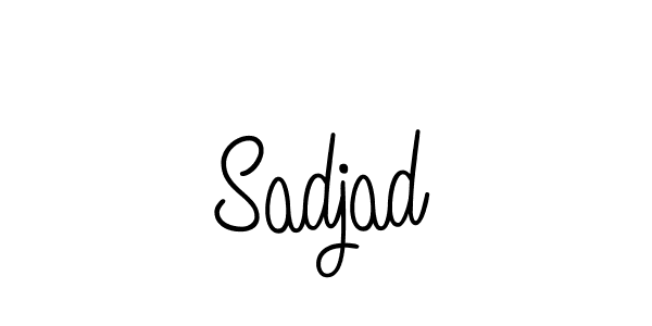 Design your own signature with our free online signature maker. With this signature software, you can create a handwritten (Angelique-Rose-font-FFP) signature for name Sadjad. Sadjad signature style 5 images and pictures png