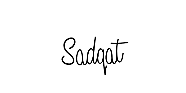 if you are searching for the best signature style for your name Sadqat. so please give up your signature search. here we have designed multiple signature styles  using Angelique-Rose-font-FFP. Sadqat signature style 5 images and pictures png