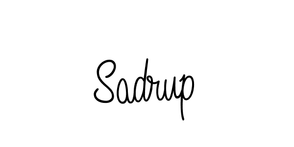 Sadrup stylish signature style. Best Handwritten Sign (Angelique-Rose-font-FFP) for my name. Handwritten Signature Collection Ideas for my name Sadrup. Sadrup signature style 5 images and pictures png