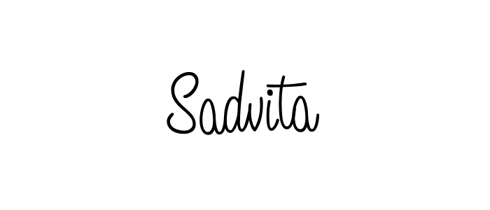 Create a beautiful signature design for name Sadvita. With this signature (Angelique-Rose-font-FFP) fonts, you can make a handwritten signature for free. Sadvita signature style 5 images and pictures png