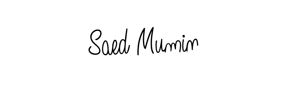 How to Draw Saed Mumin signature style? Angelique-Rose-font-FFP is a latest design signature styles for name Saed Mumin. Saed Mumin signature style 5 images and pictures png