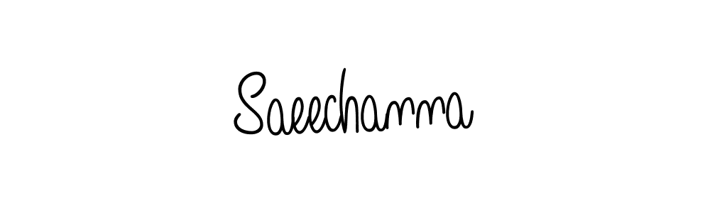Create a beautiful signature design for name Saeechanna. With this signature (Angelique-Rose-font-FFP) fonts, you can make a handwritten signature for free. Saeechanna signature style 5 images and pictures png