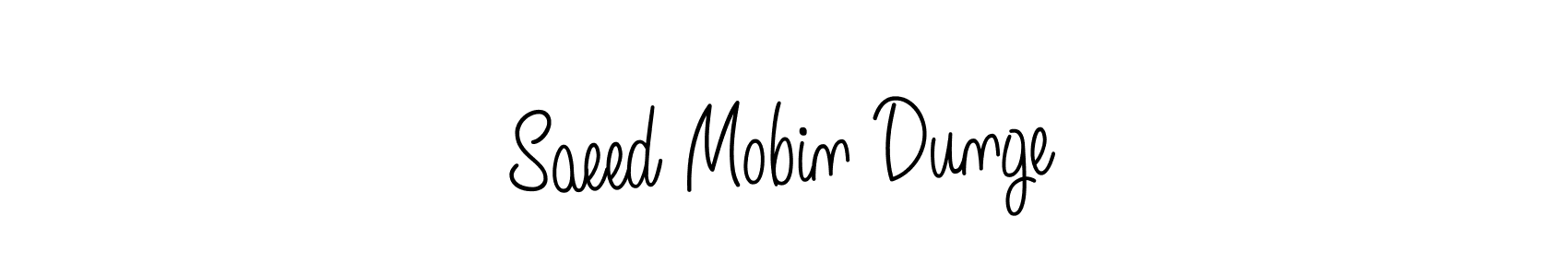 Once you've used our free online signature maker to create your best signature Angelique-Rose-font-FFP style, it's time to enjoy all of the benefits that Saeed Mobin Dunge name signing documents. Saeed Mobin Dunge signature style 5 images and pictures png