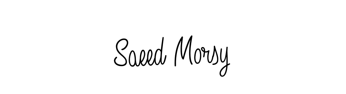 It looks lik you need a new signature style for name Saeed Morsy. Design unique handwritten (Angelique-Rose-font-FFP) signature with our free signature maker in just a few clicks. Saeed Morsy signature style 5 images and pictures png