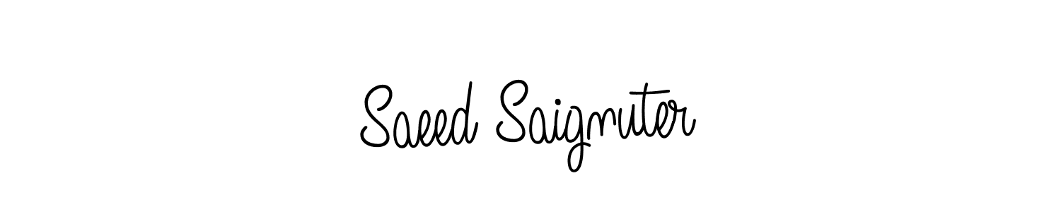 How to Draw Saeed Saignuter signature style? Angelique-Rose-font-FFP is a latest design signature styles for name Saeed Saignuter. Saeed Saignuter signature style 5 images and pictures png