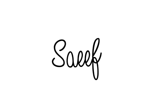 Create a beautiful signature design for name Saeef. With this signature (Angelique-Rose-font-FFP) fonts, you can make a handwritten signature for free. Saeef signature style 5 images and pictures png