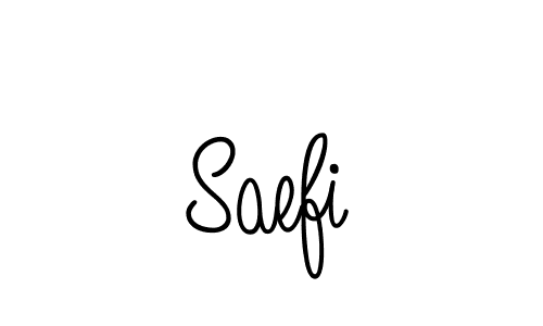 Make a beautiful signature design for name Saefi. With this signature (Angelique-Rose-font-FFP) style, you can create a handwritten signature for free. Saefi signature style 5 images and pictures png