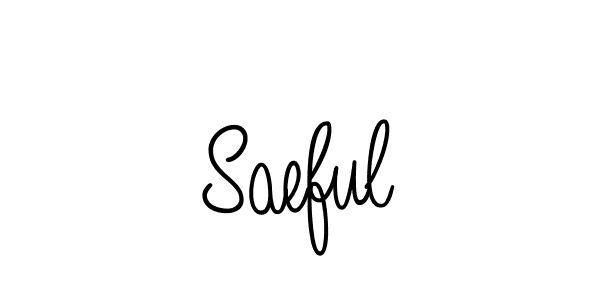 It looks lik you need a new signature style for name Saeful. Design unique handwritten (Angelique-Rose-font-FFP) signature with our free signature maker in just a few clicks. Saeful signature style 5 images and pictures png