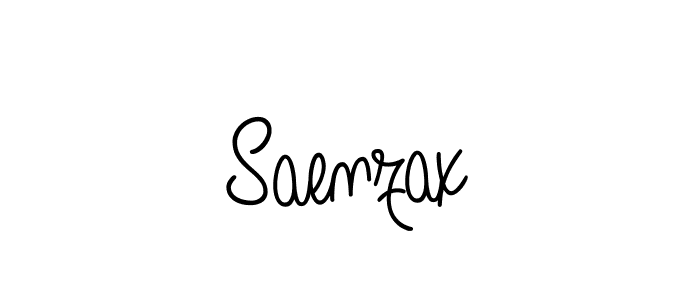 Make a beautiful signature design for name Saenzax. Use this online signature maker to create a handwritten signature for free. Saenzax signature style 5 images and pictures png