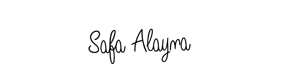 Create a beautiful signature design for name Safa Alayna. With this signature (Angelique-Rose-font-FFP) fonts, you can make a handwritten signature for free. Safa Alayna signature style 5 images and pictures png