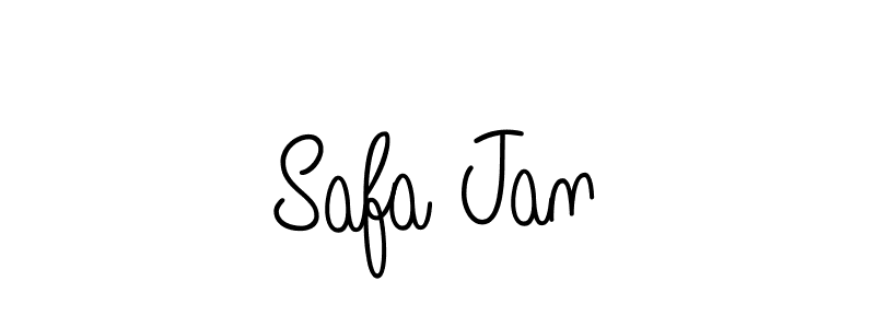 How to Draw Safa Jan signature style? Angelique-Rose-font-FFP is a latest design signature styles for name Safa Jan. Safa Jan signature style 5 images and pictures png