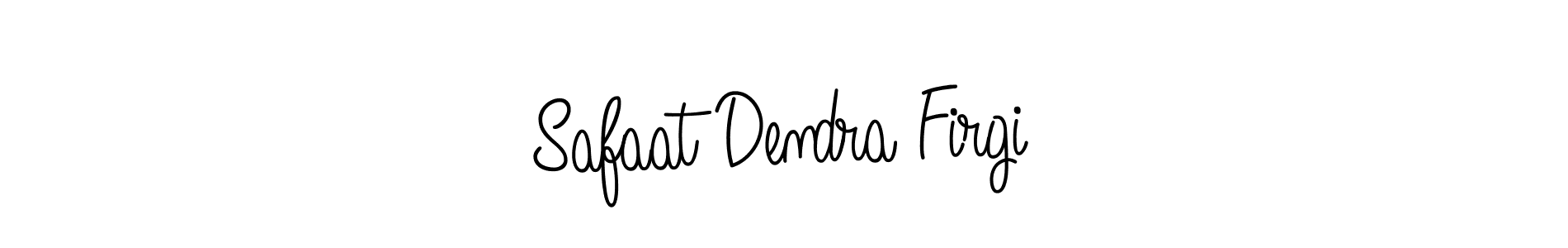 You should practise on your own different ways (Angelique-Rose-font-FFP) to write your name (Safaat Dendra Firgi) in signature. don't let someone else do it for you. Safaat Dendra Firgi signature style 5 images and pictures png