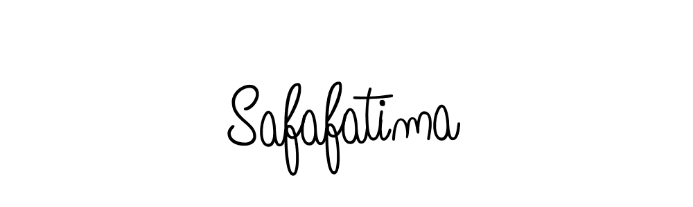 You should practise on your own different ways (Angelique-Rose-font-FFP) to write your name (Safafatima) in signature. don't let someone else do it for you. Safafatima signature style 5 images and pictures png