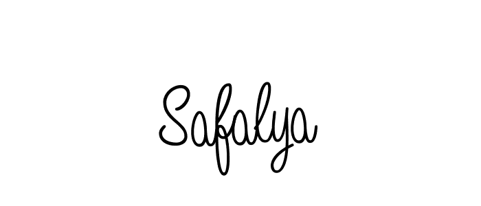 How to make Safalya name signature. Use Angelique-Rose-font-FFP style for creating short signs online. This is the latest handwritten sign. Safalya signature style 5 images and pictures png
