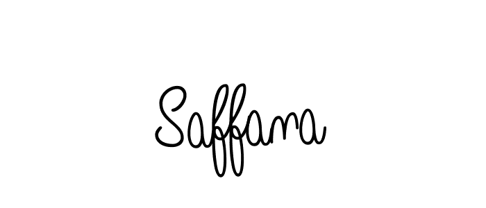 Saffana stylish signature style. Best Handwritten Sign (Angelique-Rose-font-FFP) for my name. Handwritten Signature Collection Ideas for my name Saffana. Saffana signature style 5 images and pictures png