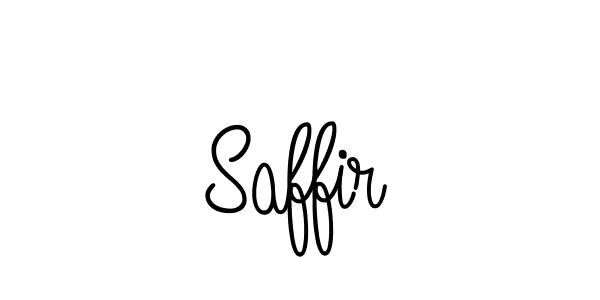 How to make Saffir name signature. Use Angelique-Rose-font-FFP style for creating short signs online. This is the latest handwritten sign. Saffir signature style 5 images and pictures png